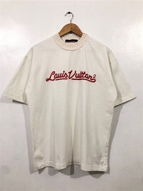 louis vuitton x nigo embroidered mock neck tee|Louis Vuitton Nigo White & Red Embroidered .